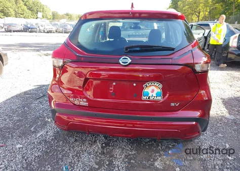 2021 Nissan Kicks Sv Xtronic Cvt from USA, damaged, VIN 3N1CP5CV0ML559315